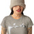 Tattoo Girl with Red Lipstick and Lip Piercing wear a Beige Beany and The Ego Ends Here T-Shirt
