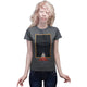 Womens Infinite Nothingness T-Shirt - Yin & Yang Shirt - Shiva Cosmos T-Shirt